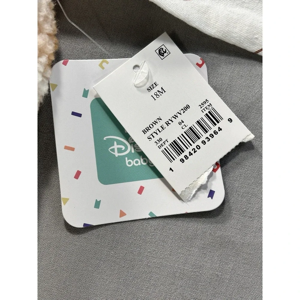 Disney Baby Winnie‎ The Pooh 3 Piece Outfit 18 Month New